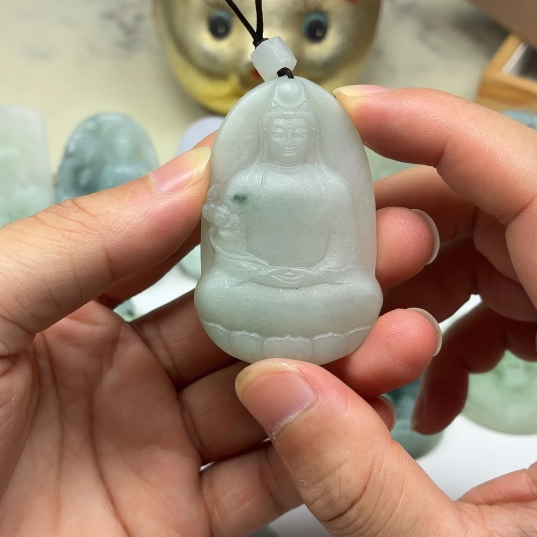 未镶嵌定制翡翠观音