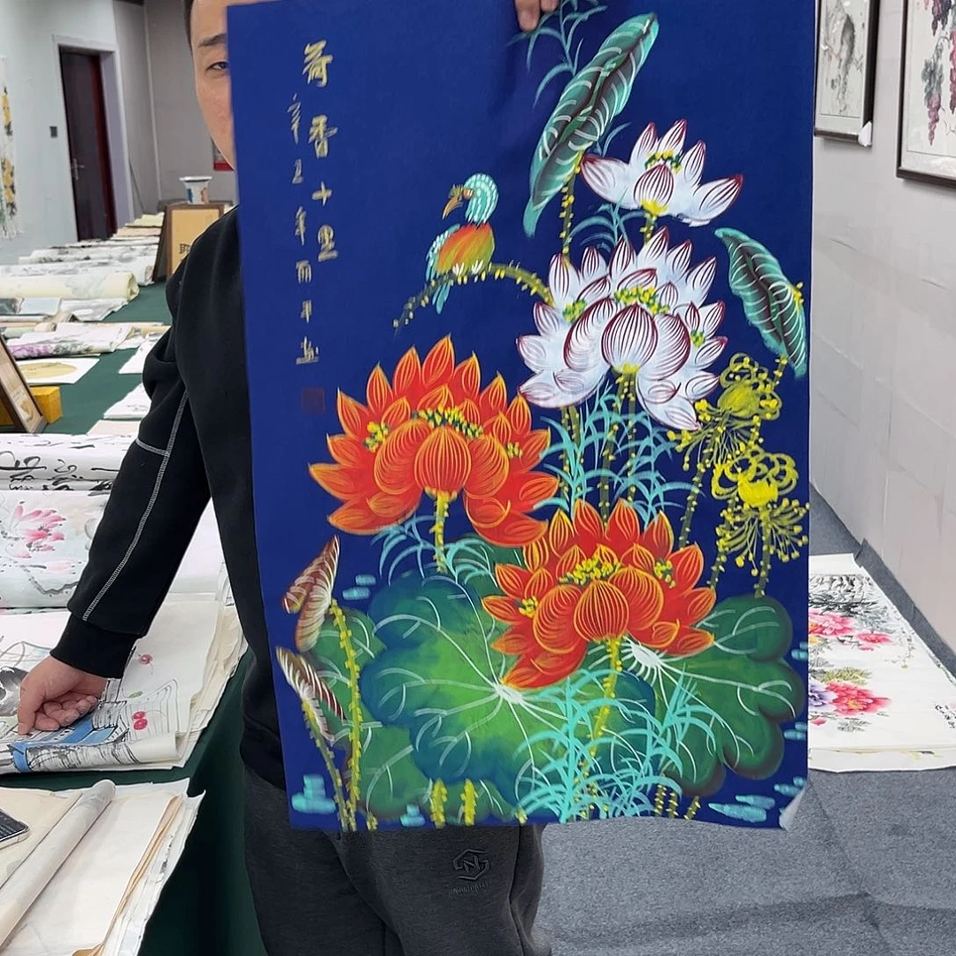 国画宣纸国画纯手绘