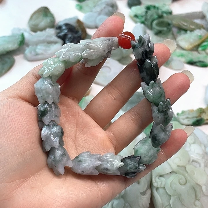 定制翡翠未镶嵌潇***回翡翠