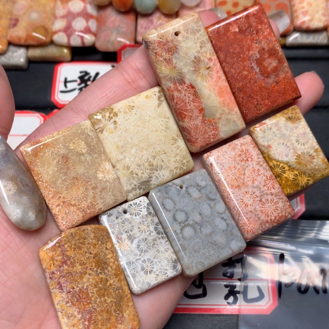 【闪购商品】未镶嵌颈饰硅化玉6*1