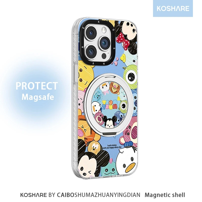 满屏动物适用苹果vivo华为oppo小米iPhone16元气壳360支架手机壳