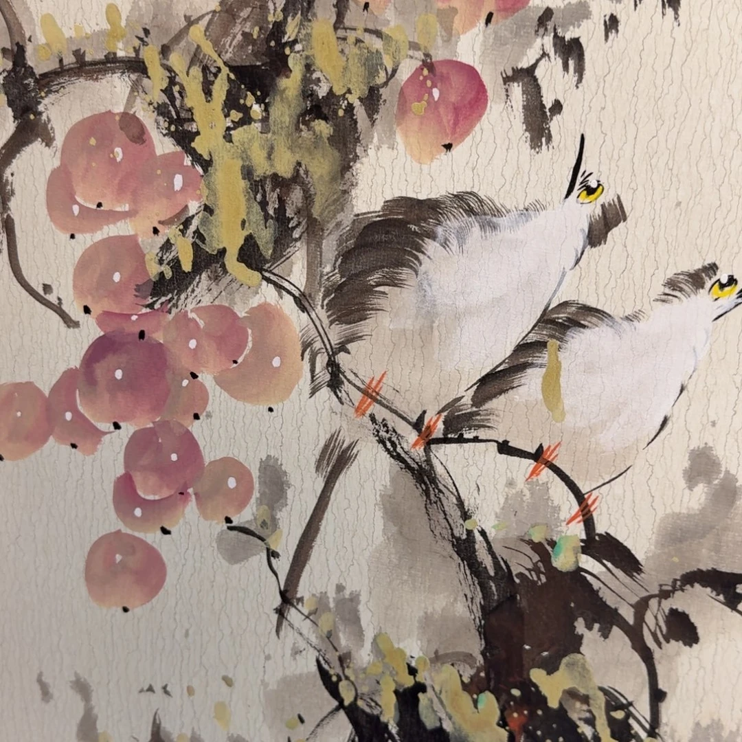 国画国画作品山水花鸟