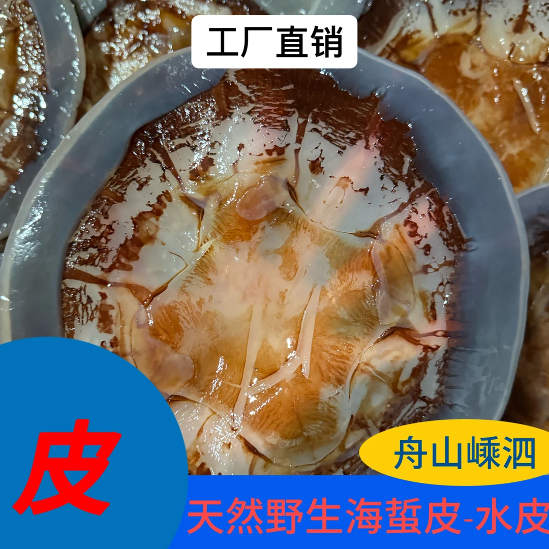 【亿诺海蜇】天然野生海蜇皮 舟山嵊泗岛红太阳半干皮（半干皮）
