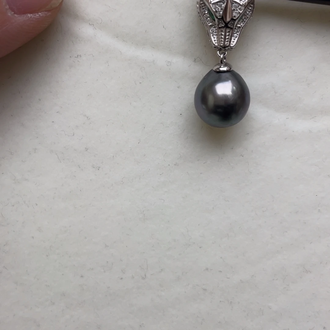 海水珍珠吊坠(不含链)银S925镶嵌