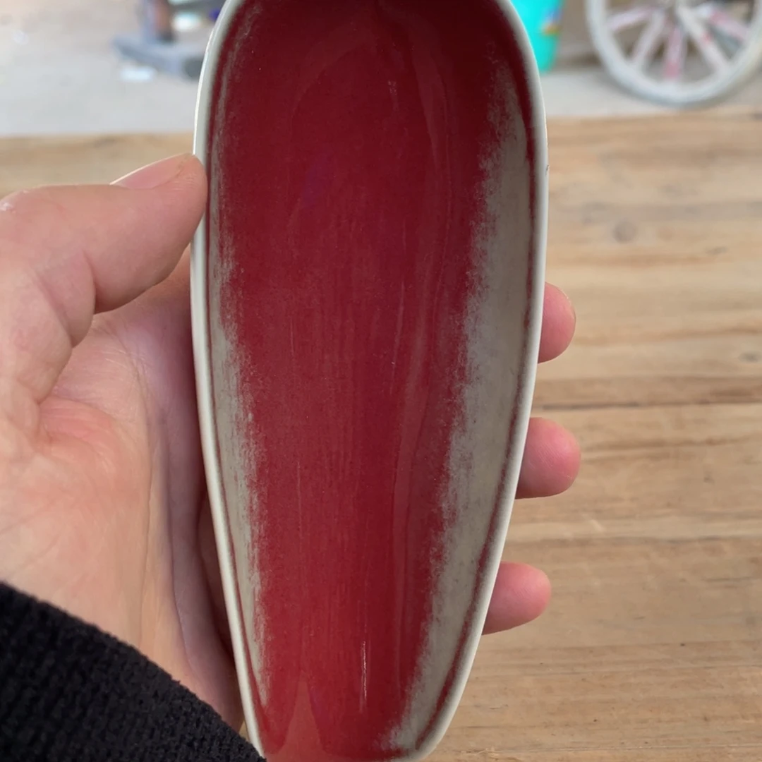 青花釉里红柴窑主人杯