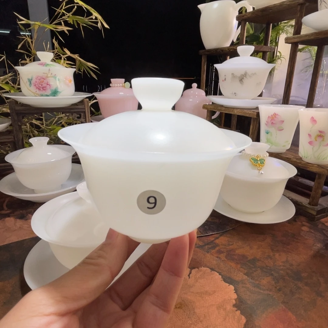 冰晶璞玉素烧二才元宝150ml