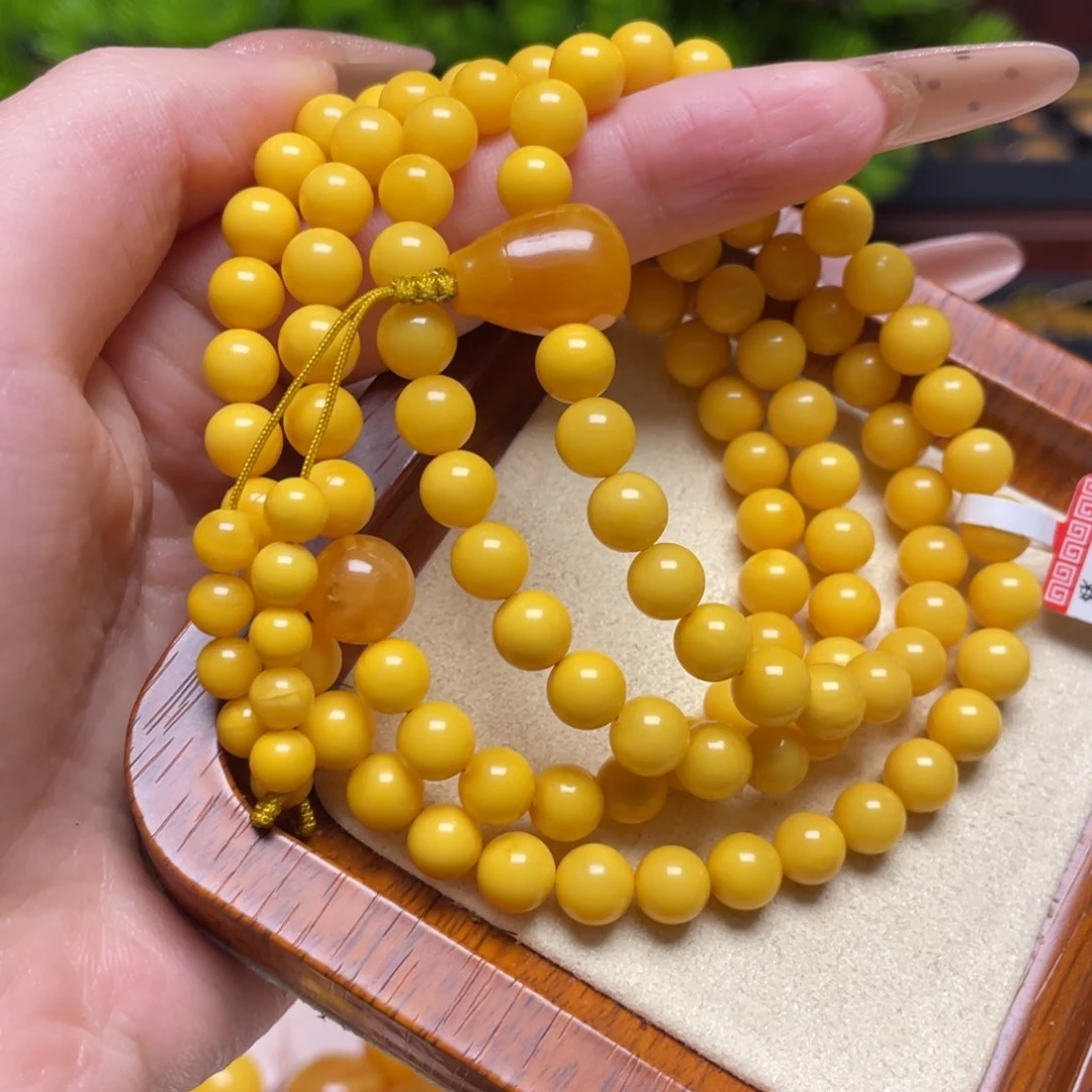 蜜蜡手链未镶嵌手串