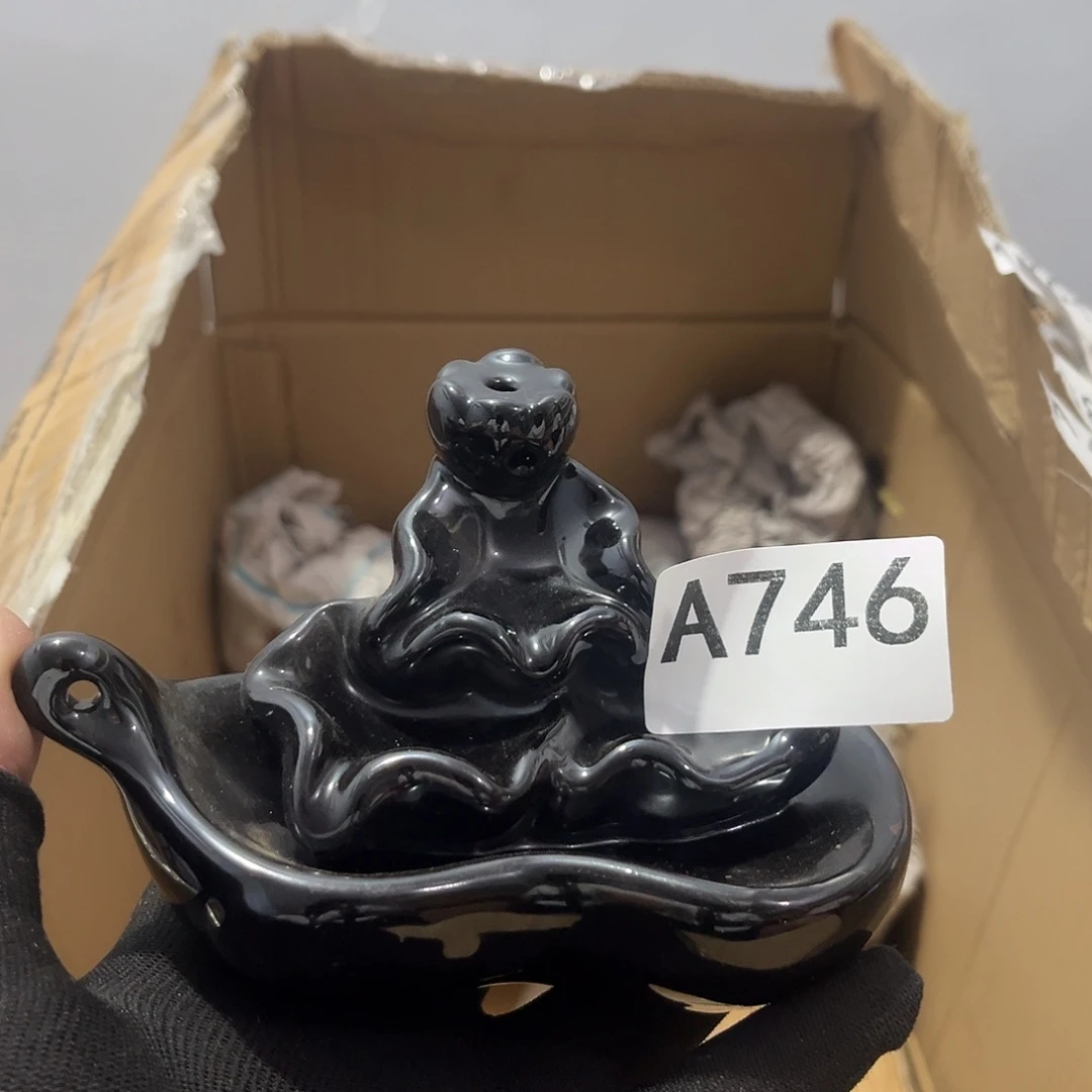 瓷片茶摆件工艺品摆件666