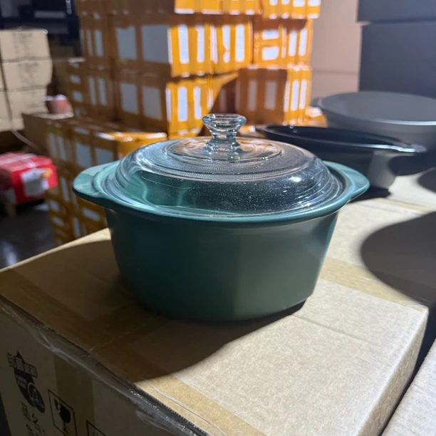 微瑕珍宝砂锅2绿康宁玻璃盖