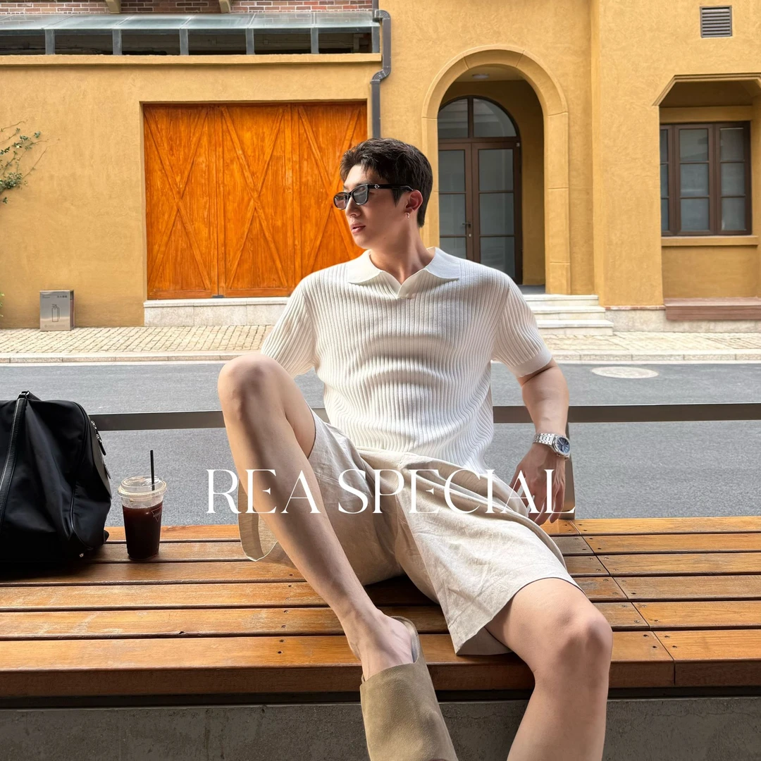 ANN DNR “杰N亚”莱赛尔针织短袖 老钱风POLO衫 SW80190