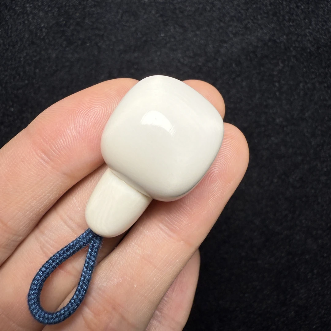 F1046猛犸象牙18.5*20*31mm藏式分体三通胖墩分体冰料果冻料