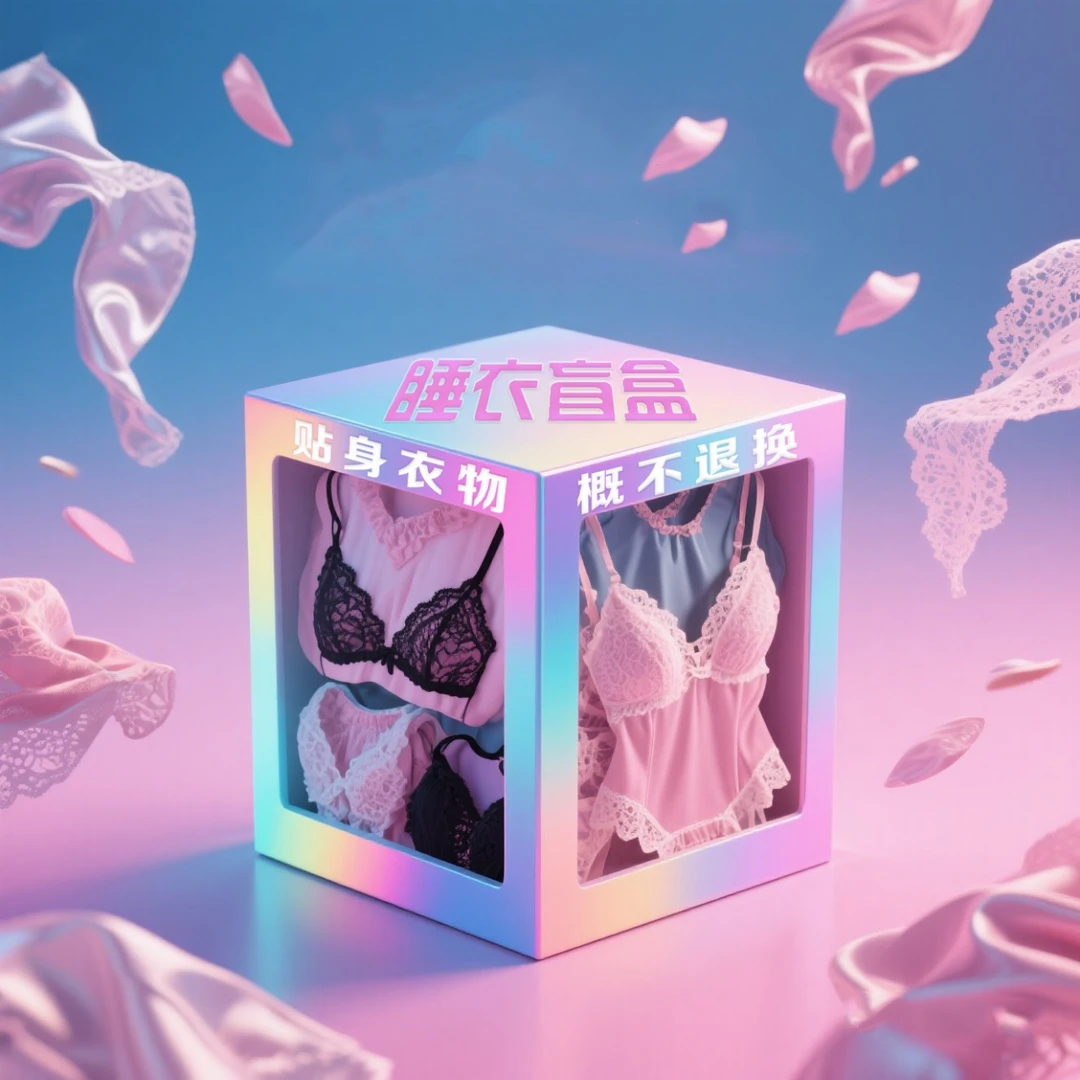 神秘诱惑·蕾丝盲盒锦程唯爱 2套女士性感睡衣随机发 少女