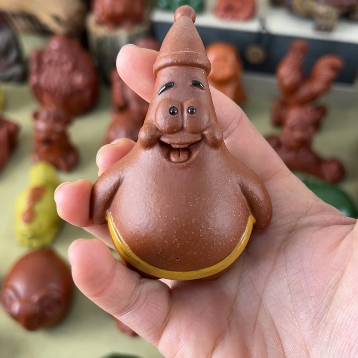 紫砂茶宠紫砂派大星