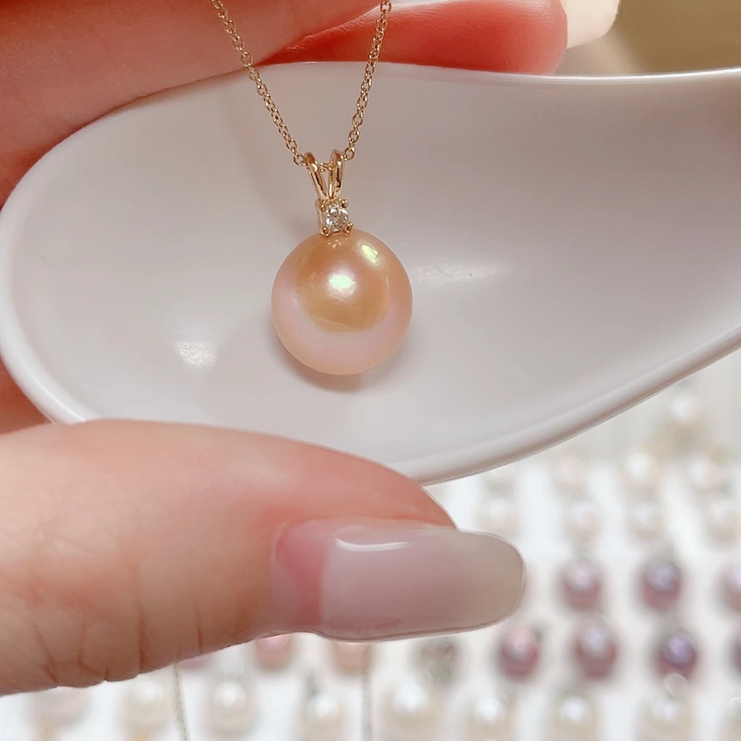 淡水珍珠吊坠(赠链)合金