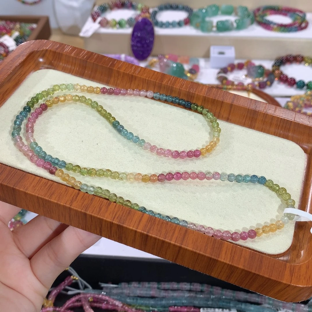 未镶嵌碧玺手串手链多样性发其一