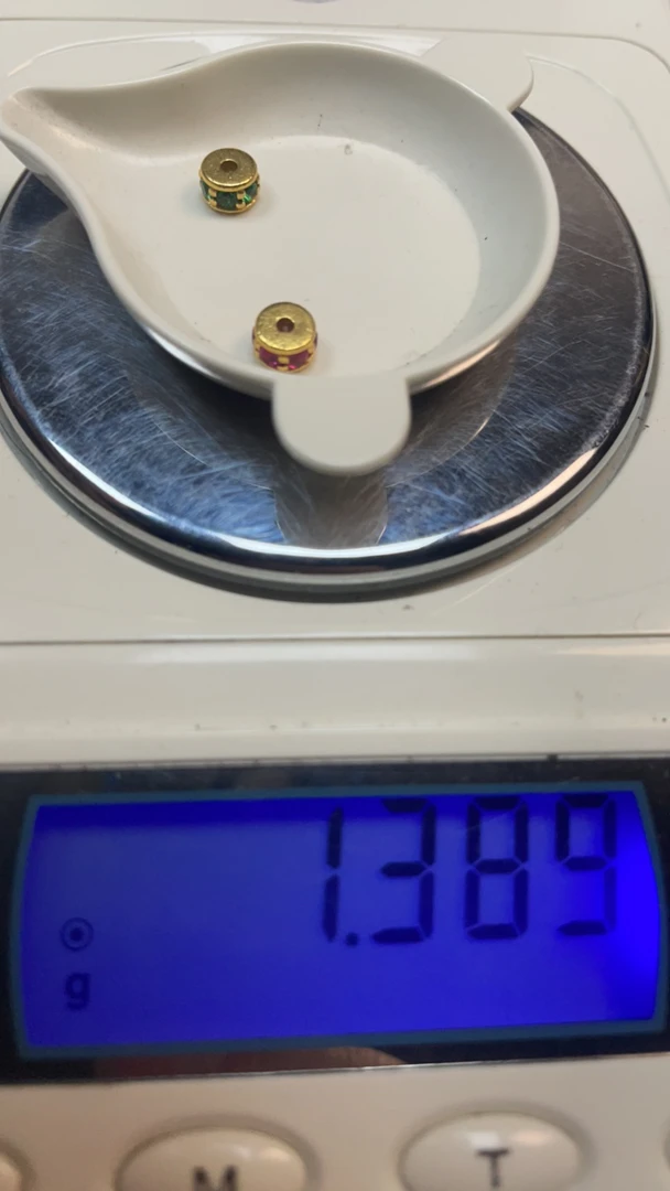 足金999配饰隔片