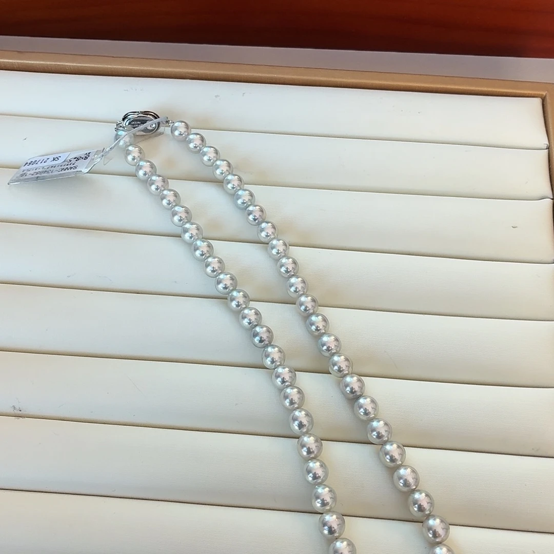 未镶嵌颈饰海水珍珠蓝麻烦885