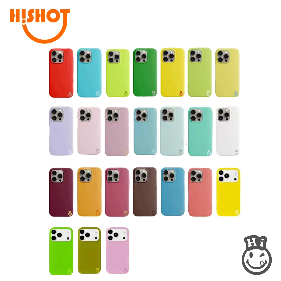 Hishot|【笑脸硅胶】磁吸进口液态硅胶适用于苹果16/17ProMax全包壳