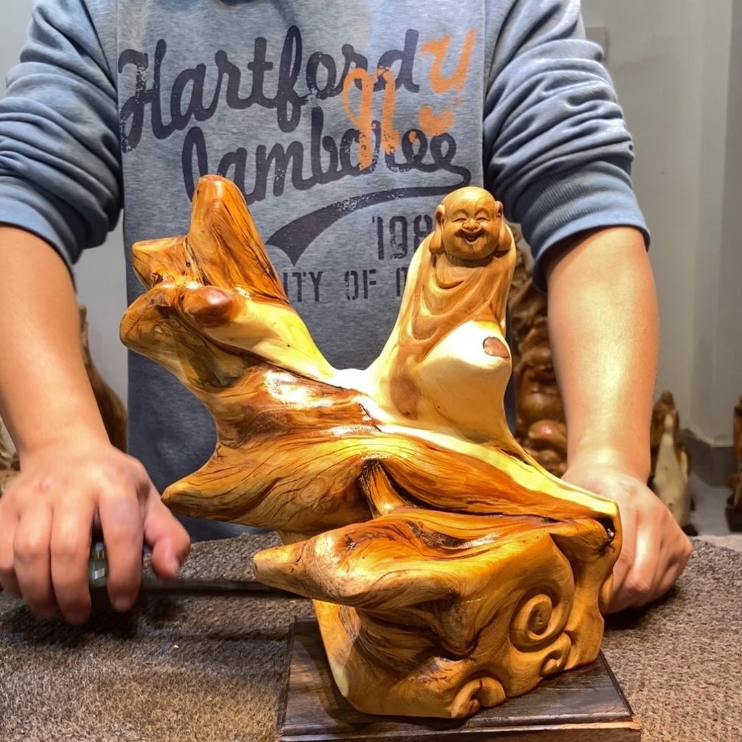 柏木（崖柏）太行崖柏根雕摆件