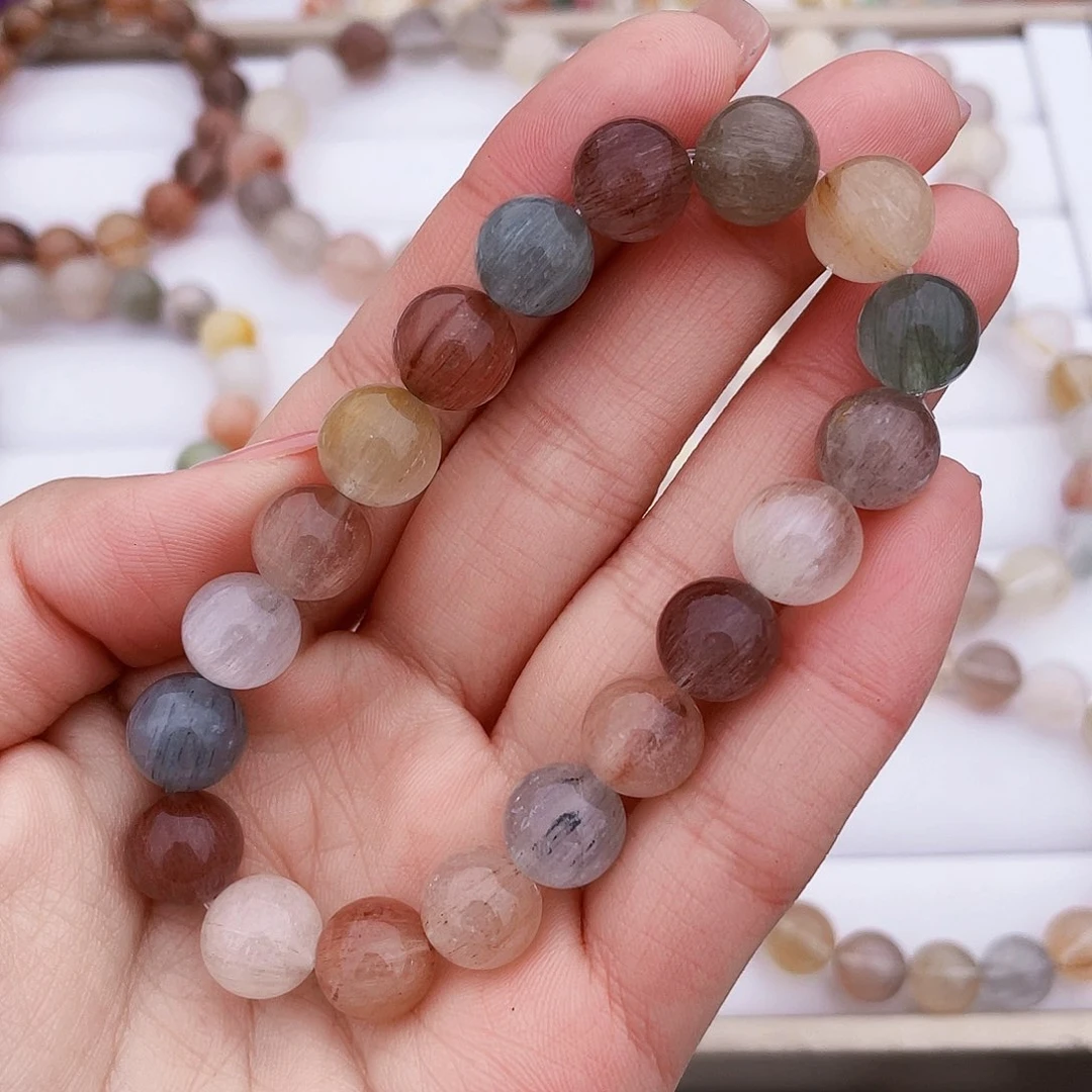 水晶手链未镶嵌叶*妍天然