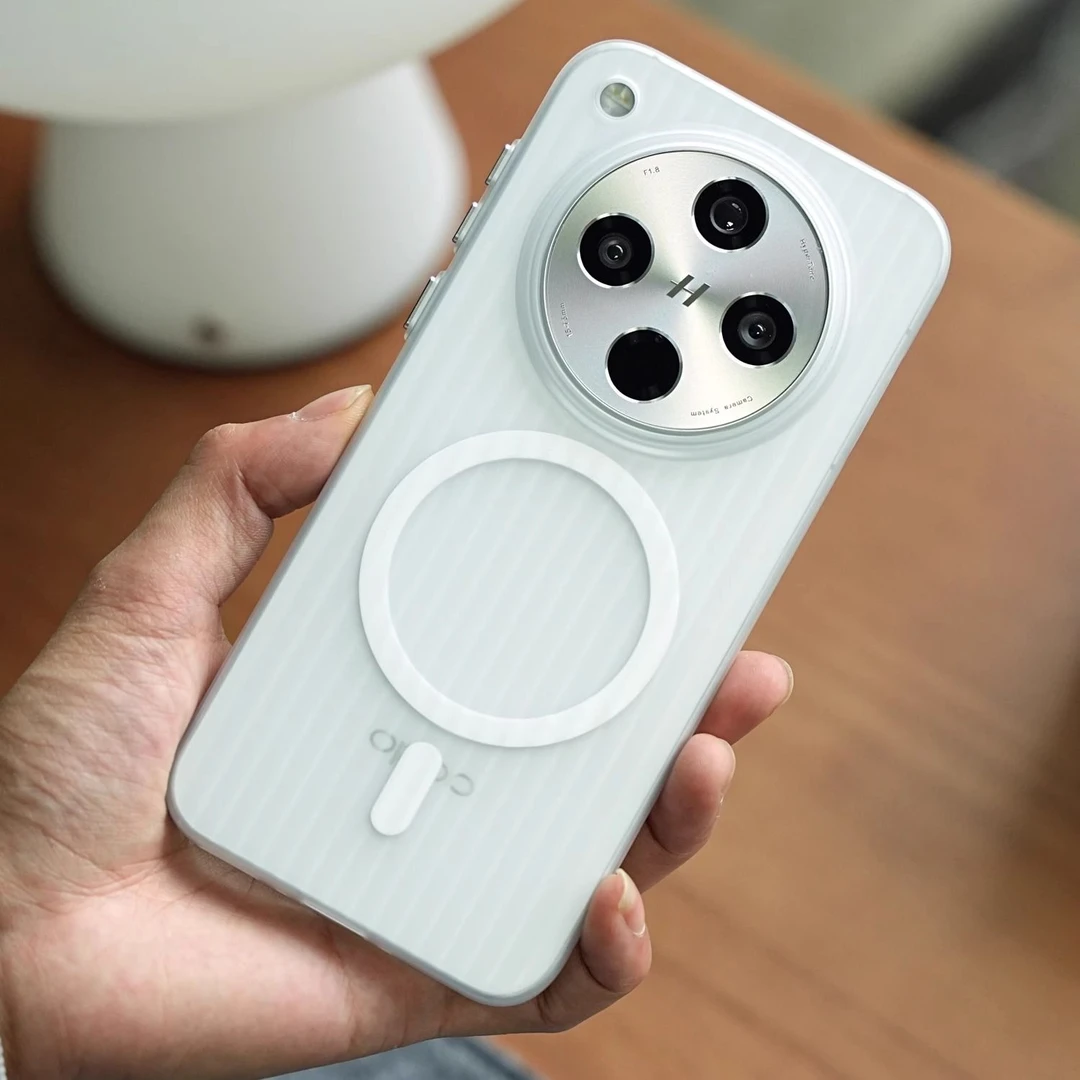 适用OPPOFindX8s+手机壳瓦楞磨砂肤感findx8Ultra磁吸硬壳保护套