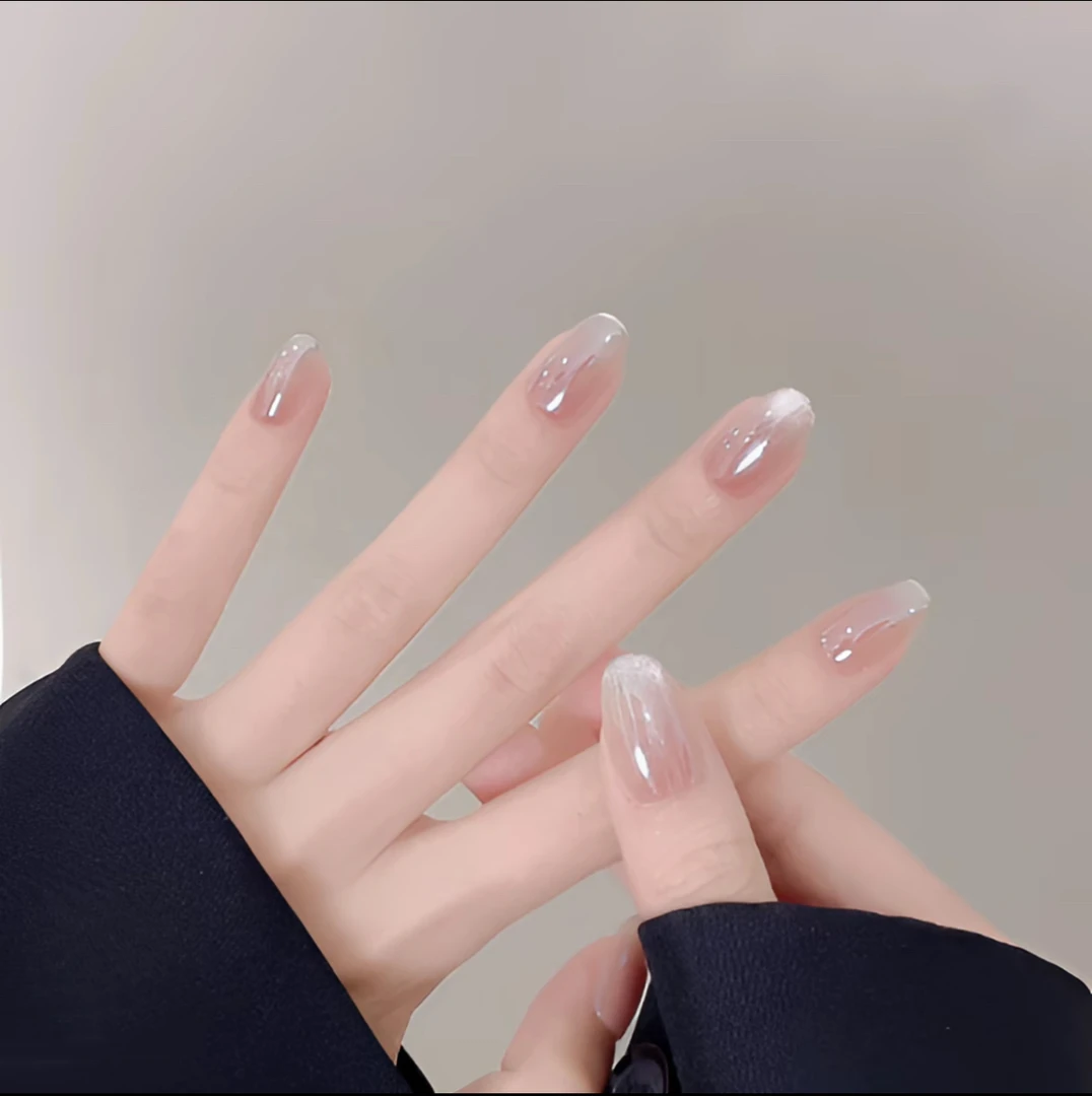 (长短可选)小灯泡超闪高级感显白纯手工美甲贴片穿戴甲