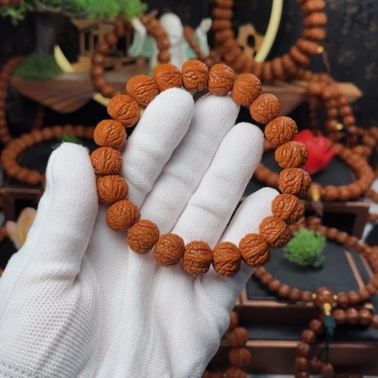 吊坠桃核14荔枝手串