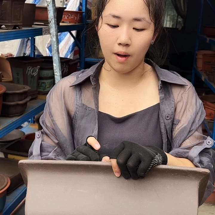 40素面马槽花盆花盆