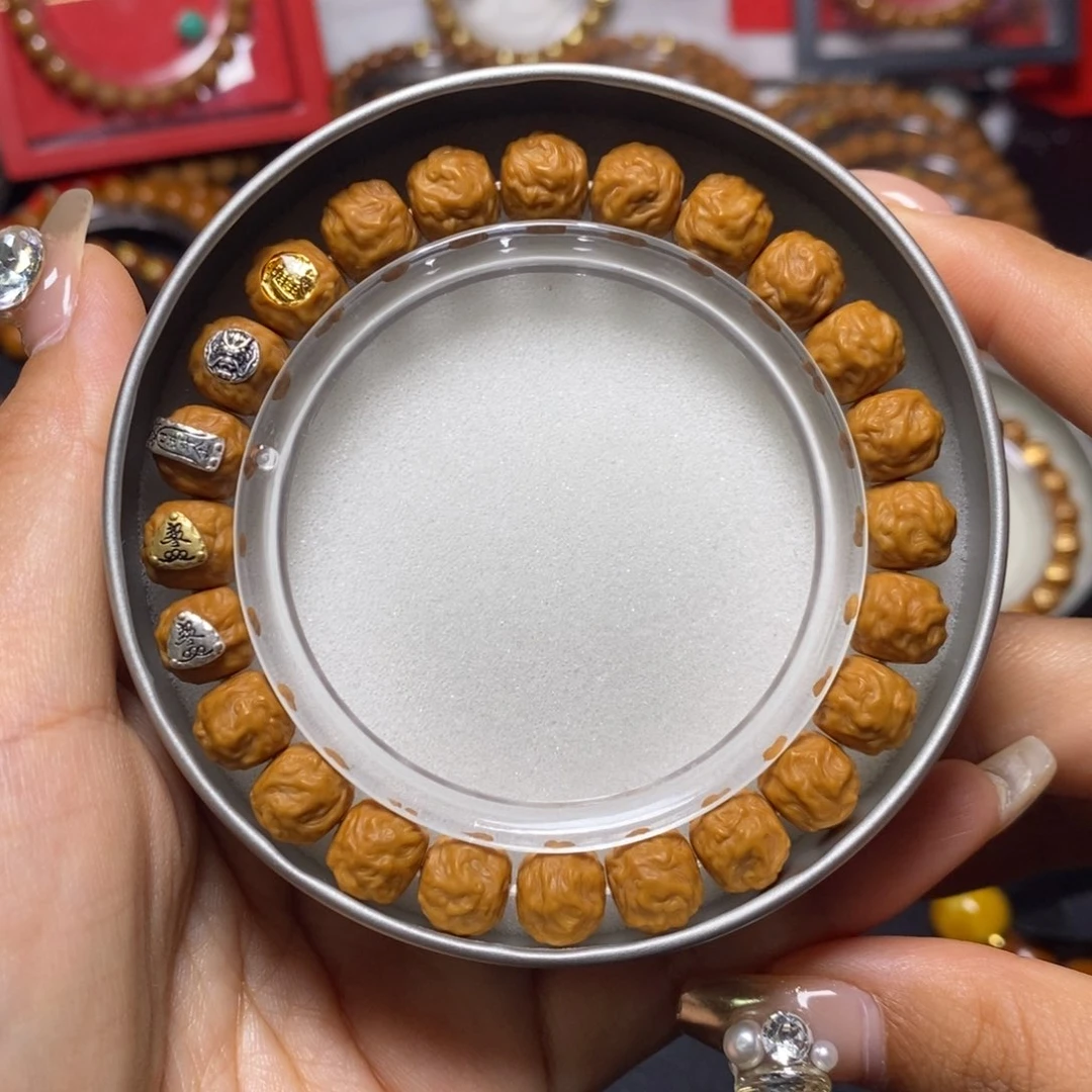 猴头核桃手串五标龙蛇之变尺寸10+全品单号5