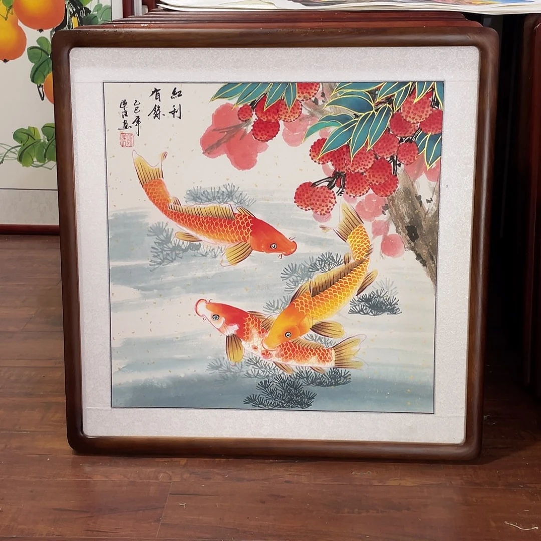 国画带框尺寸63*63厘米