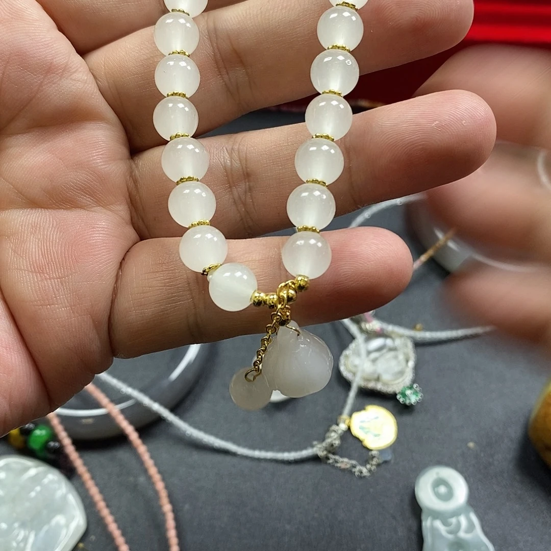 翡翠未镶嵌颈饰7454646556