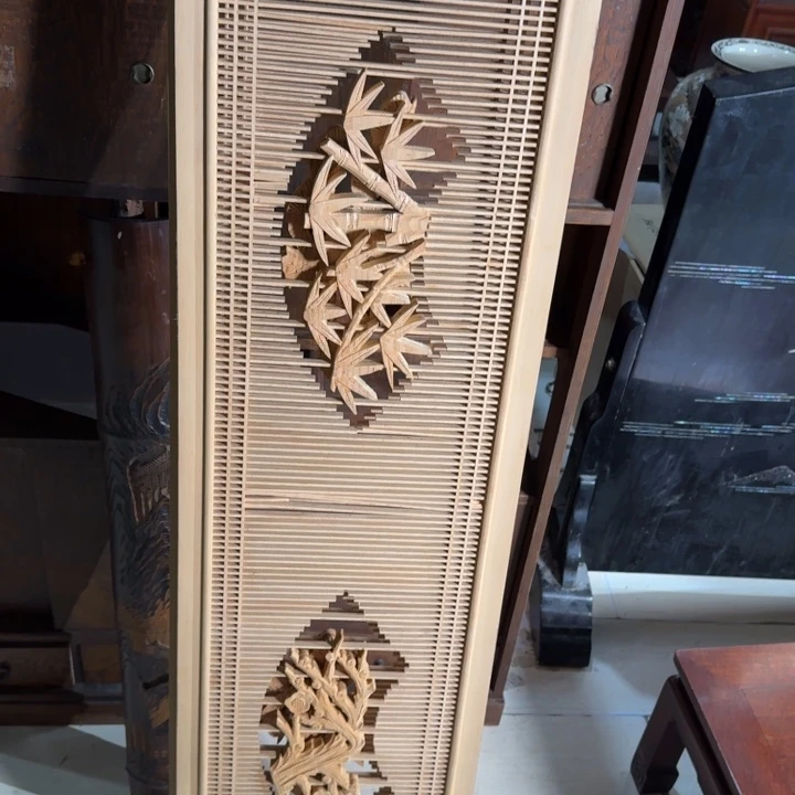 青***轩木大观论器精品木摆件