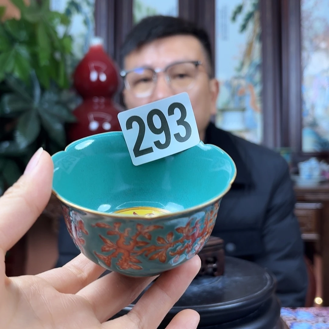 摆件陶景德镇陶瓷手工杯子