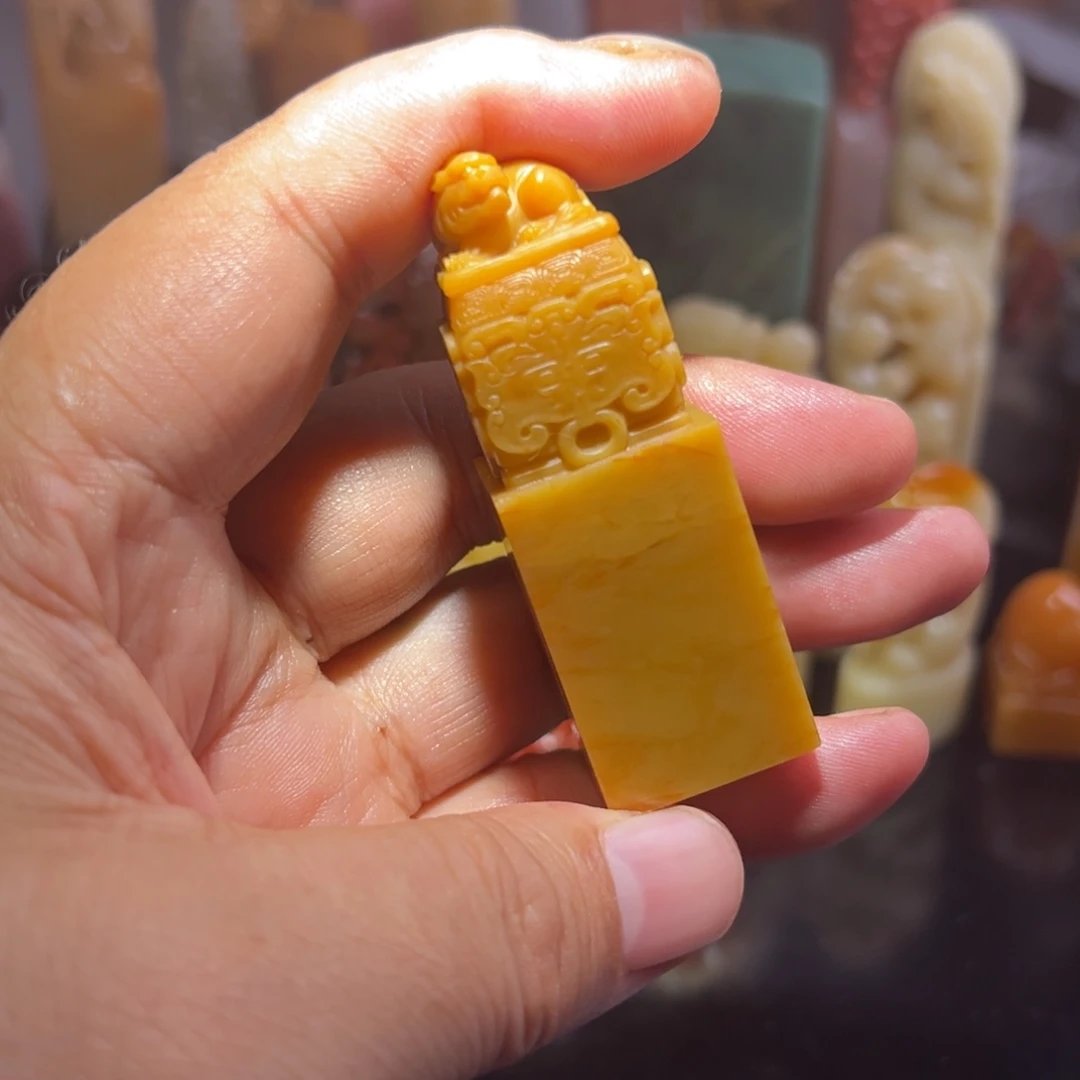 老挝石老挝田黄石