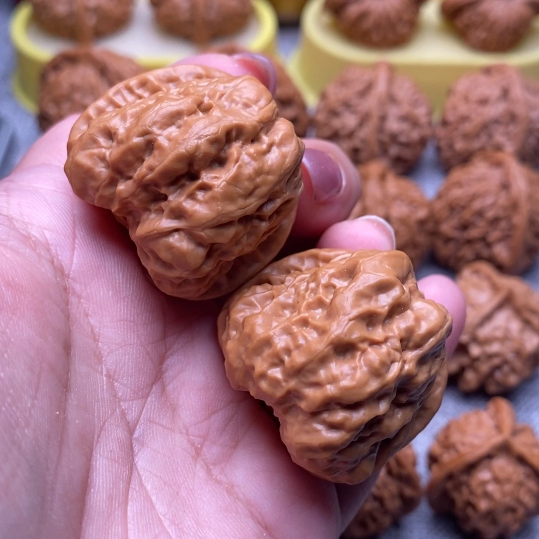 月***.文玩核桃把件蛤蟆头35全品