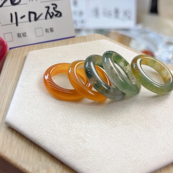 玛瑙/玉髓未镶嵌戒指49