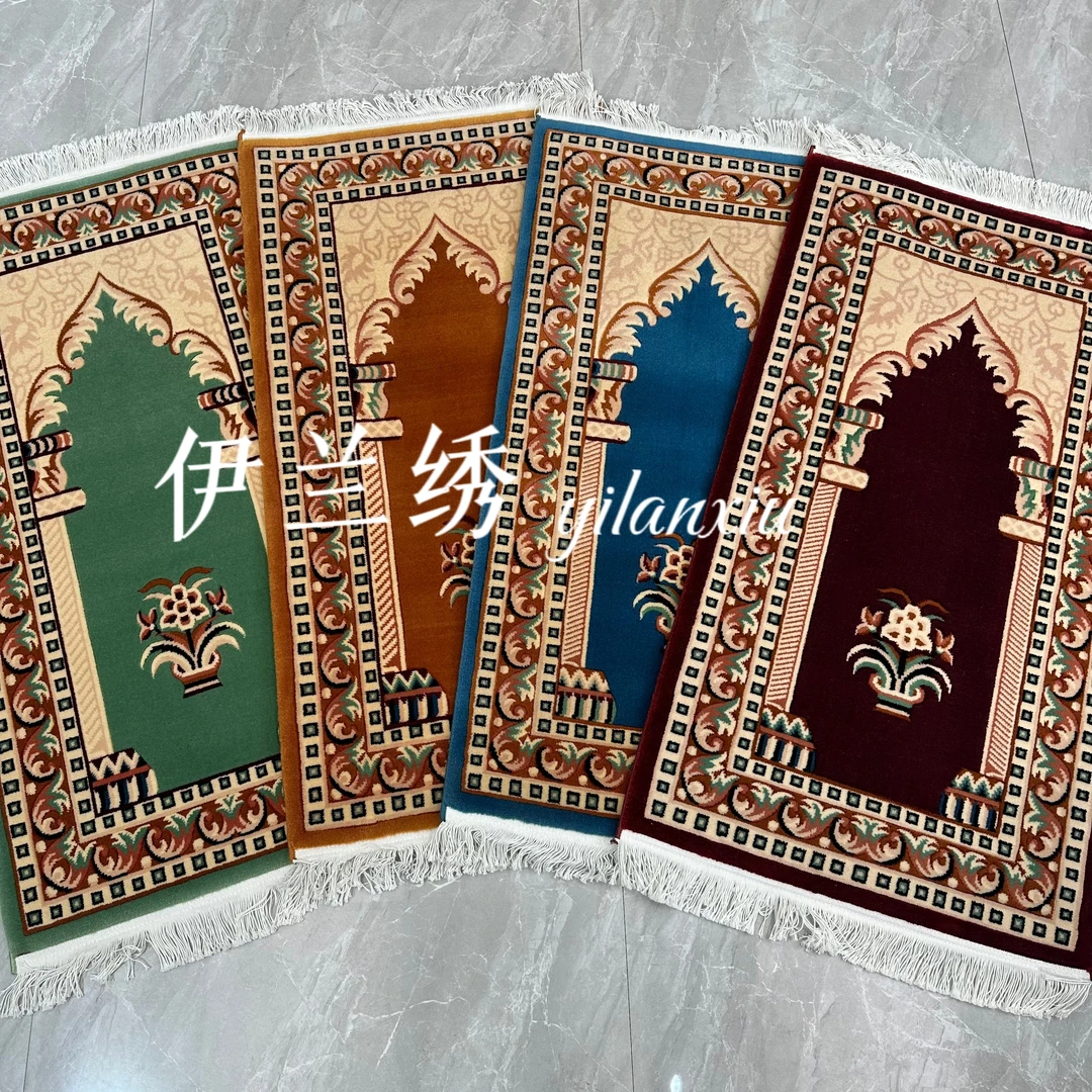 高密度羊毛毯 66×125 （不加穗）加厚防滑纯羊毛毯子 0038号