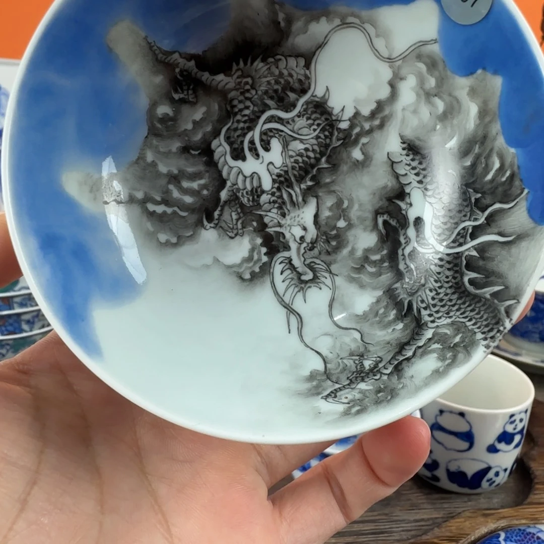 瓷片景德镇手绘青花瓷器307