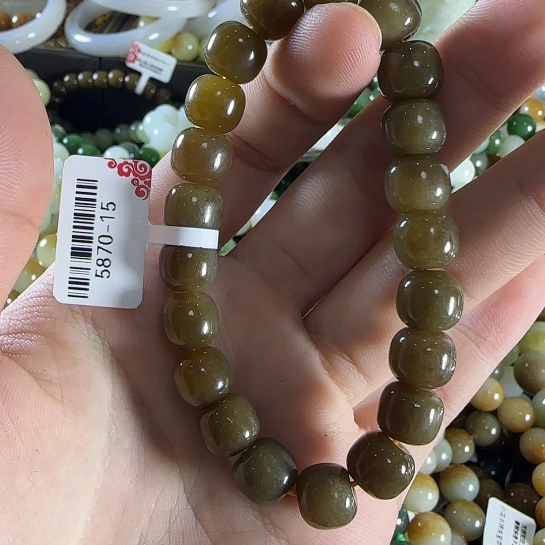 和田玉手链未镶嵌107