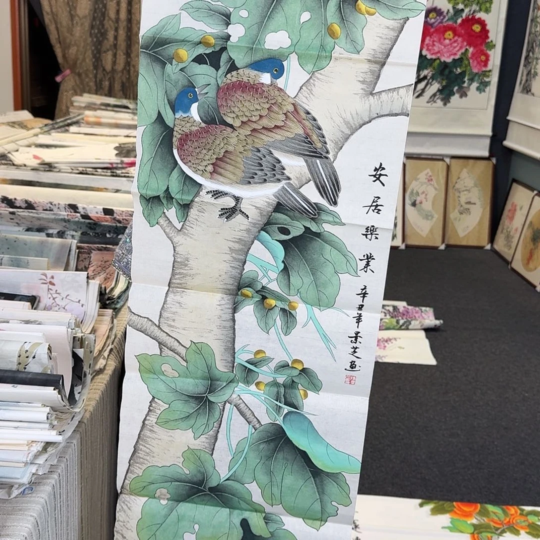 纯手绘国画作品好看