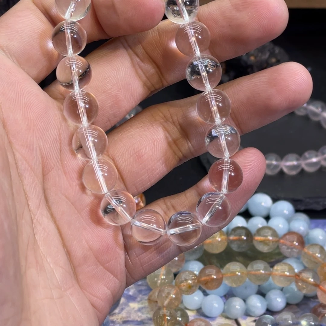 手链水晶未镶嵌纯天然白水