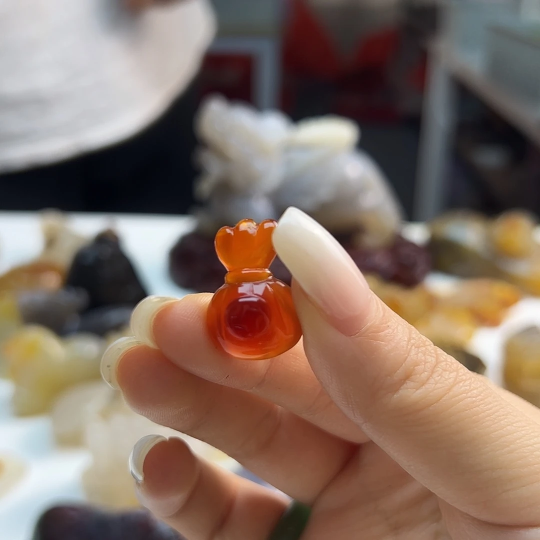 玛瑙/玉髓未镶嵌吊坠(不含链)