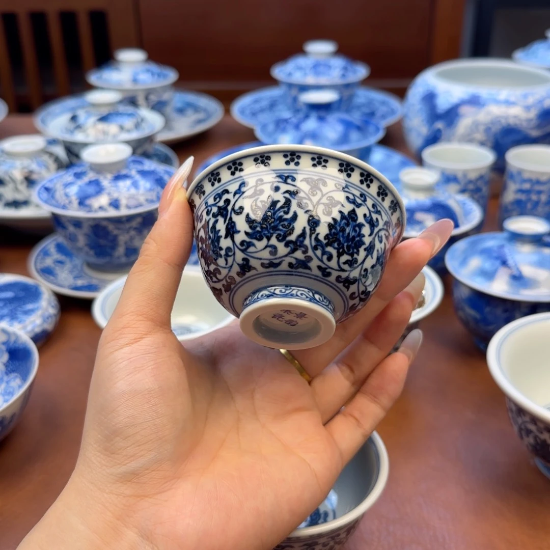 樱***道景德镇陶瓷手绘杯子