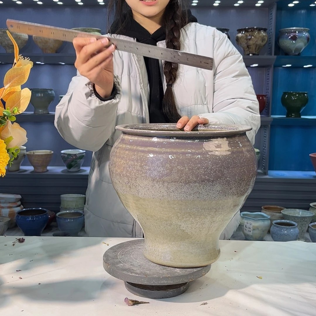 陶摆件高24口径20