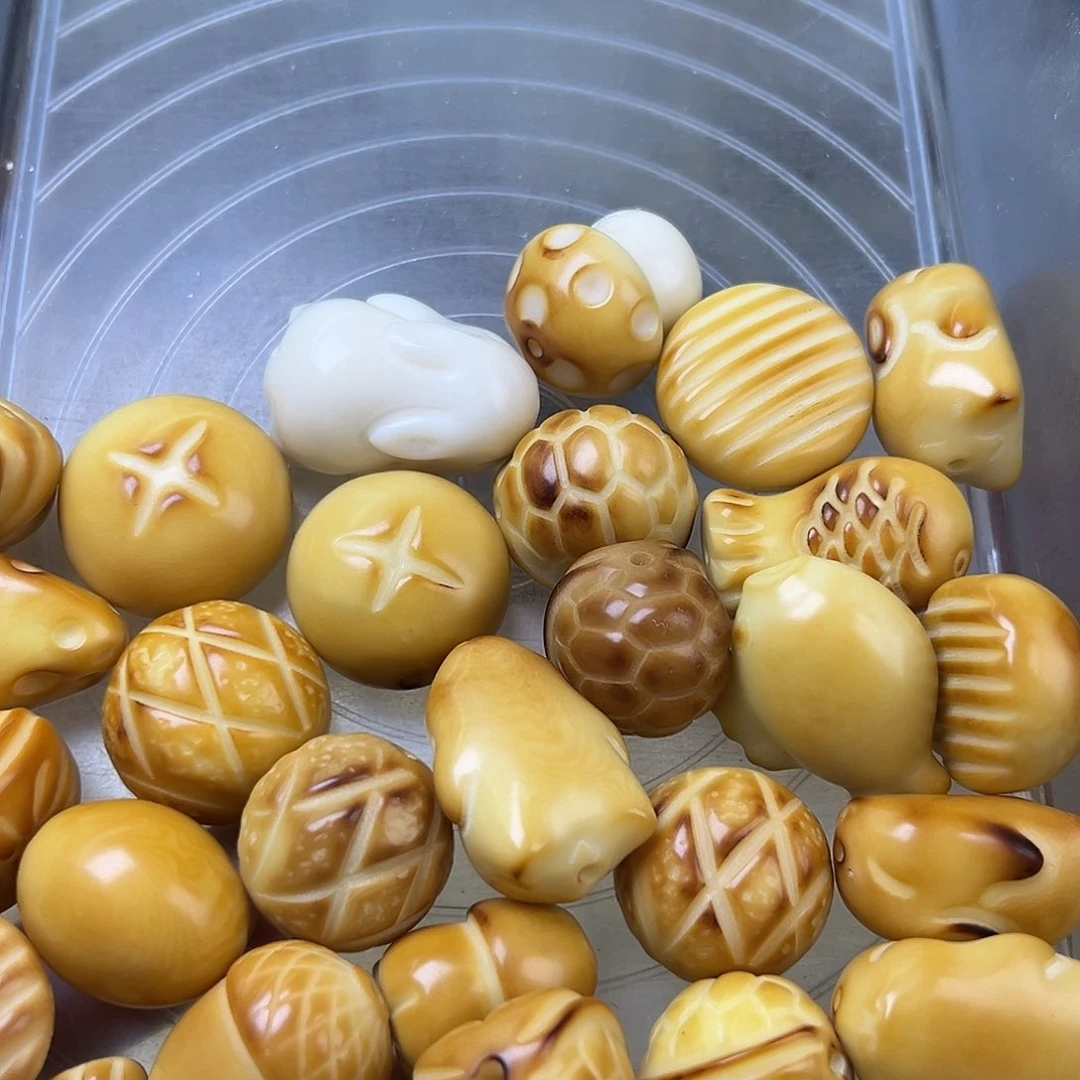 菩提根/象牙果吊坠微瑕炭烧混锅2颗