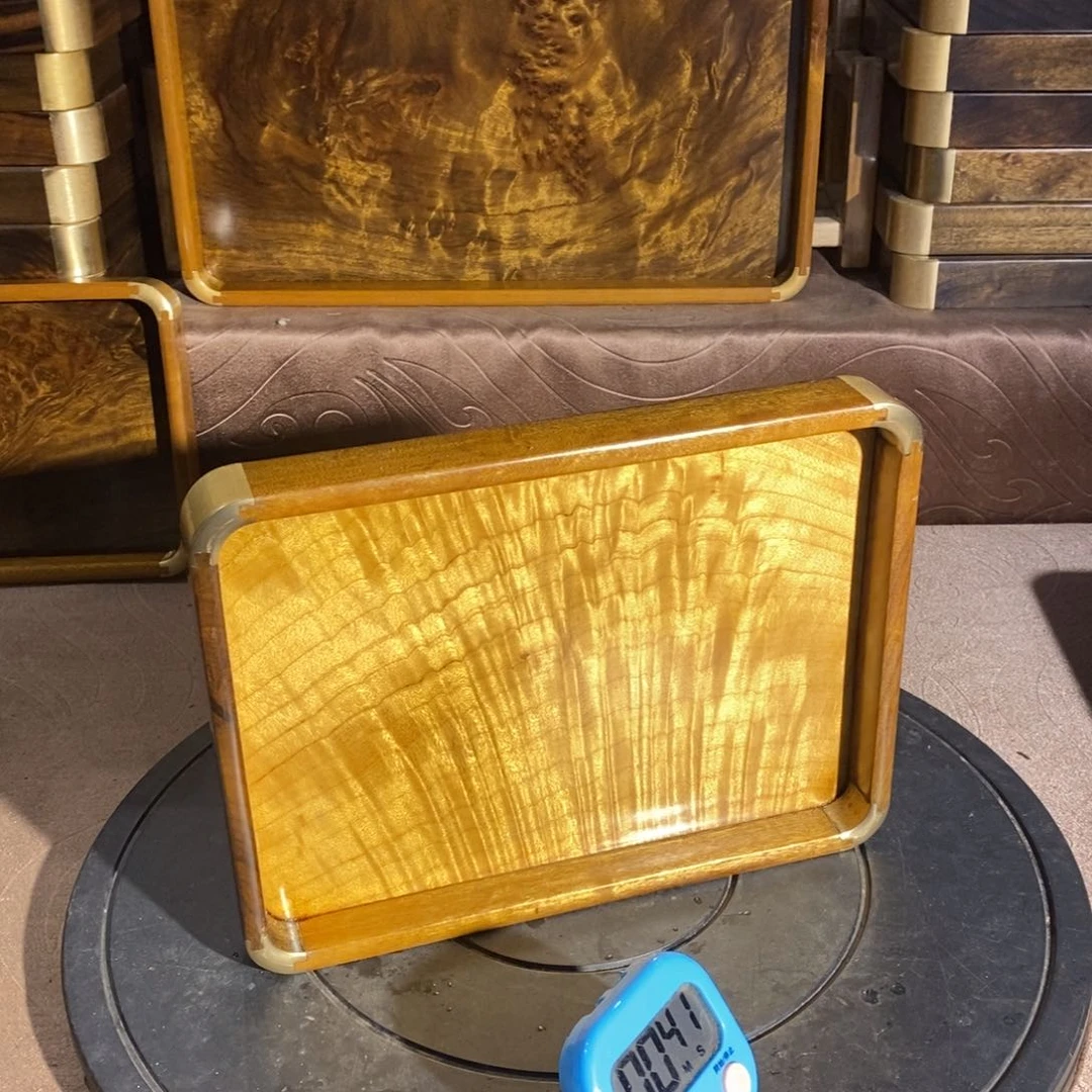 金丝楠霸*龙金丝楠木文盘