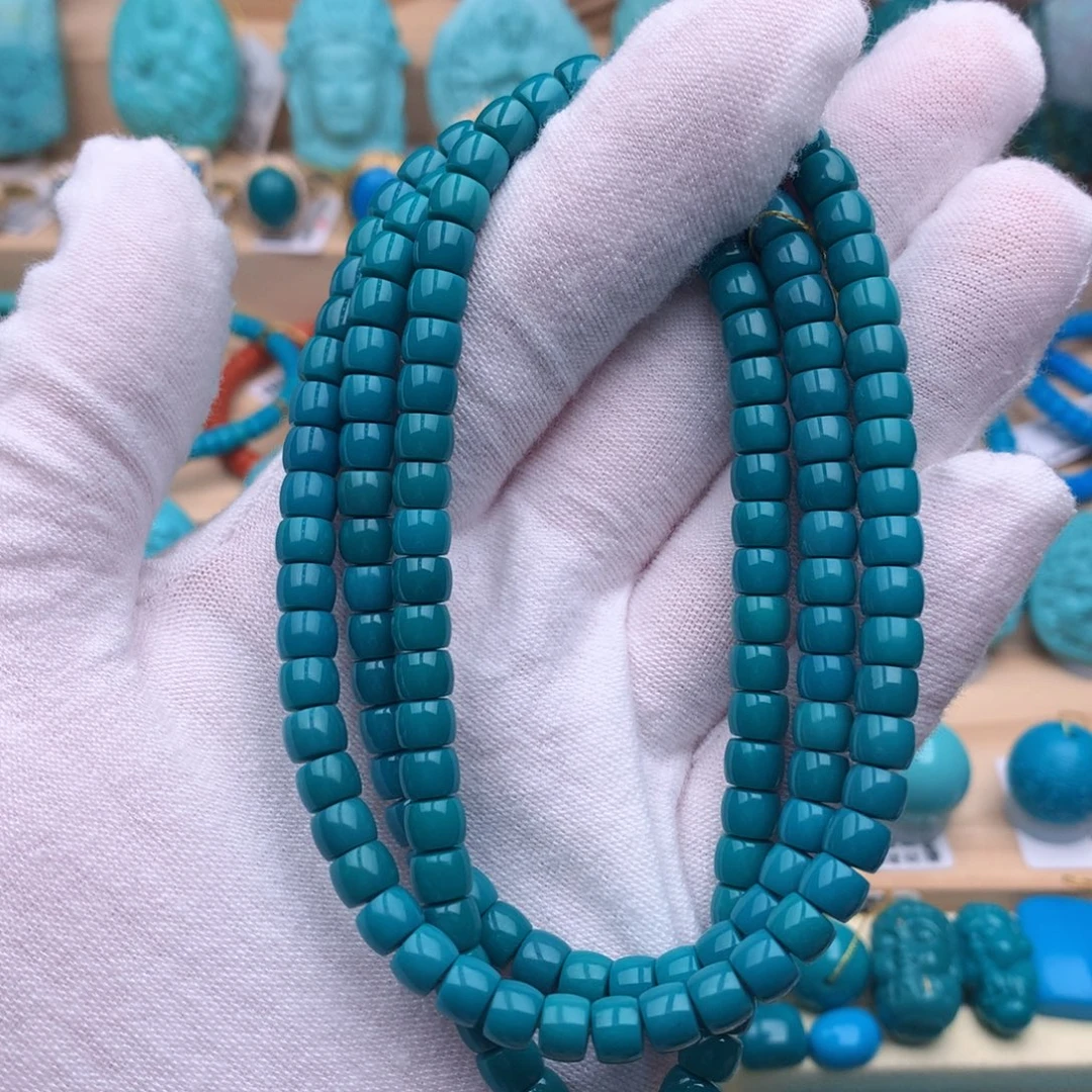 绿松石未镶嵌珠宝奇石5.7mm