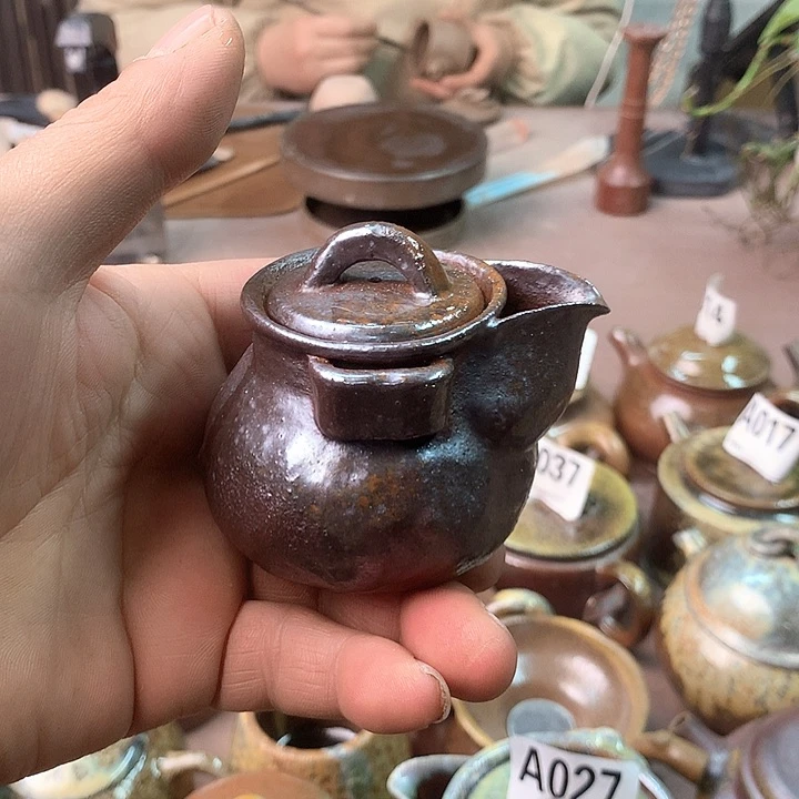紫砂茶壶纯自然高温裸柴烧