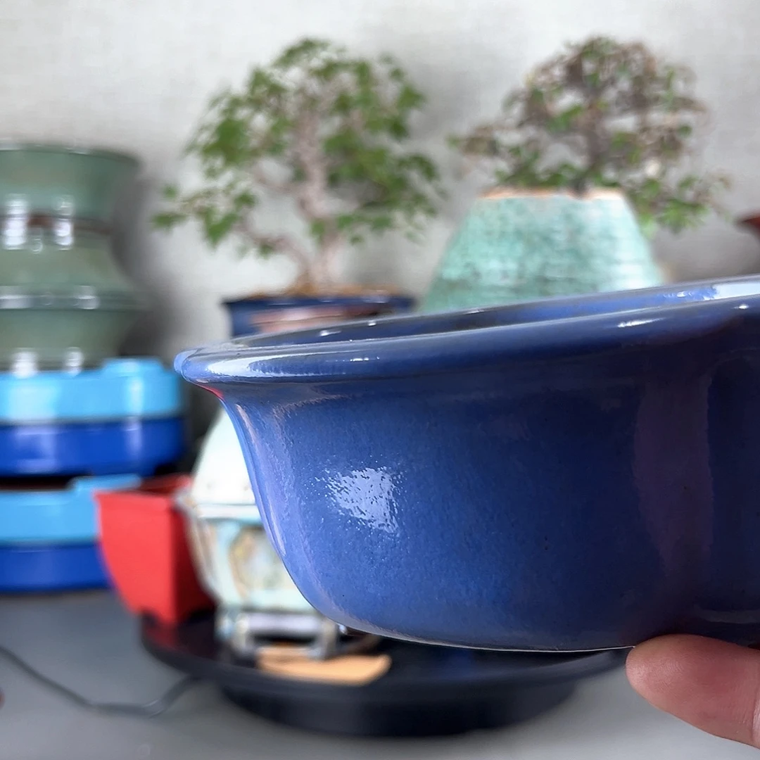 1***1高温紫砂釉盆一只