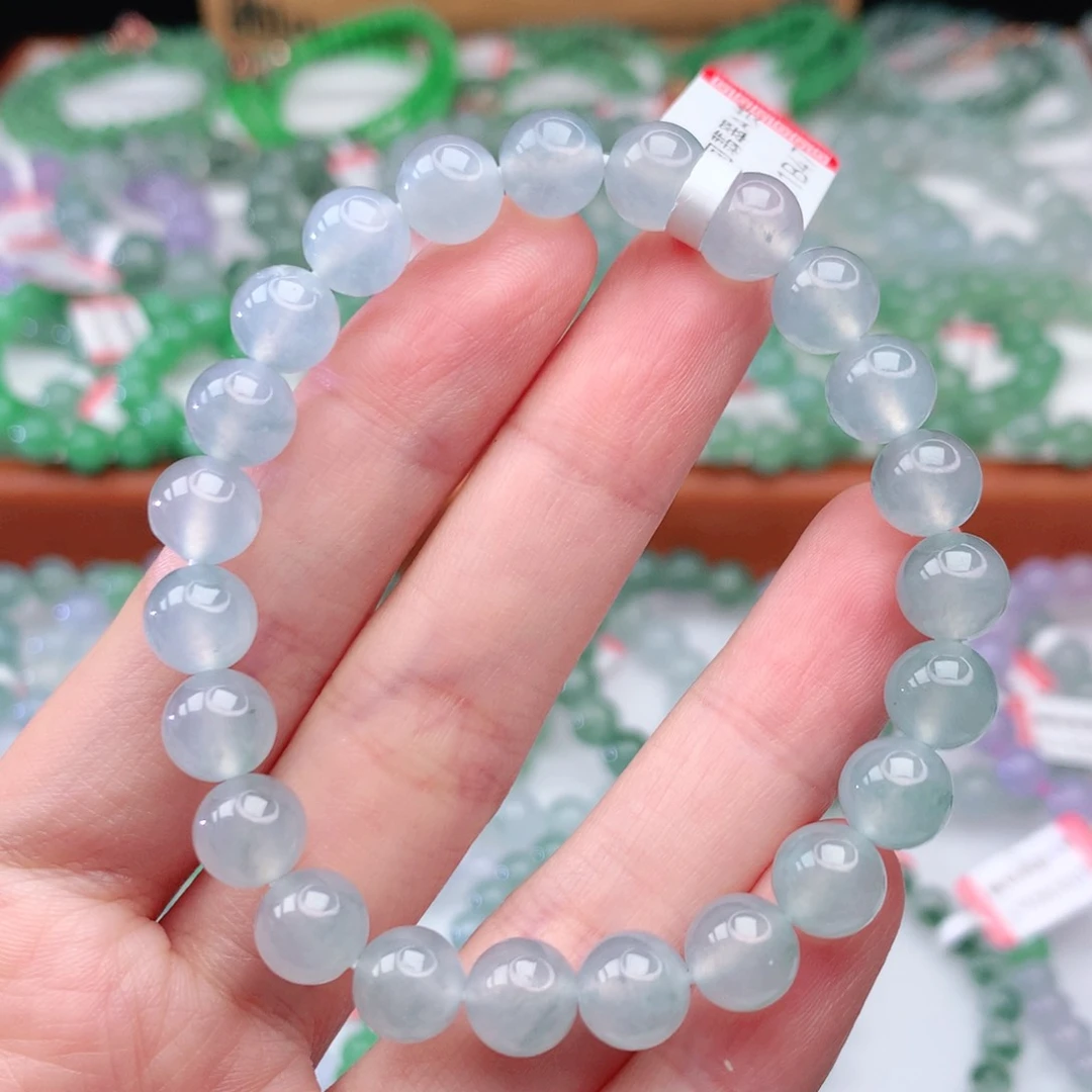 翡翠手链未镶嵌阿****式翡翠